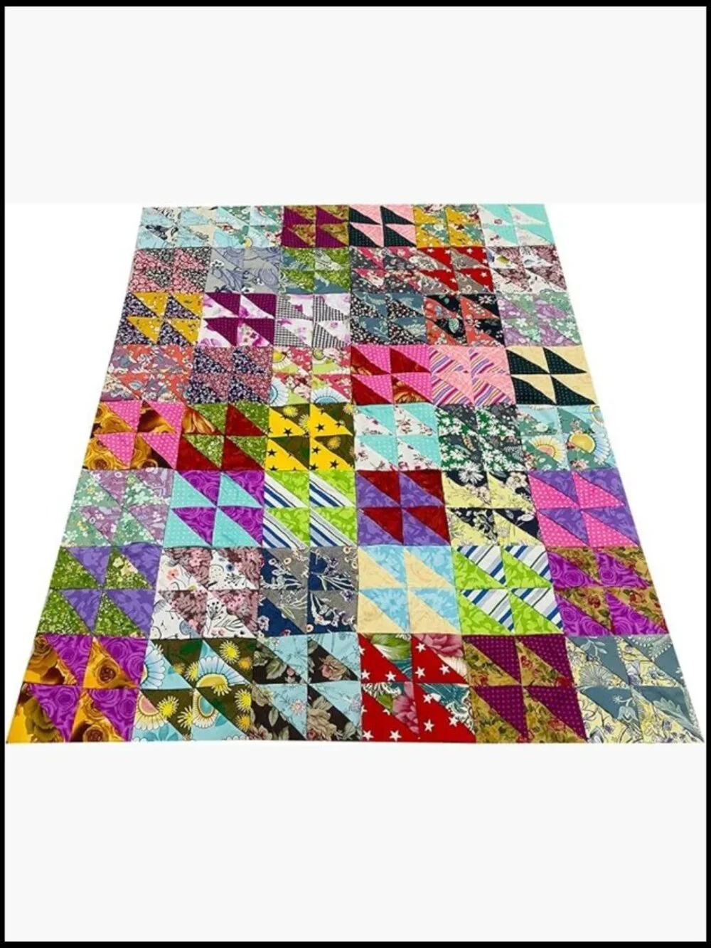 50PCS Floral Quilting Cotton Fabric Squares 10x10 for Sewing Patchwork DIY
